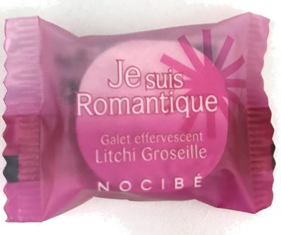 Je suis Romantique Galet Effervescent Litchi Groseille