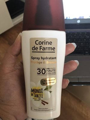 Spray hydratant protégé et bronze