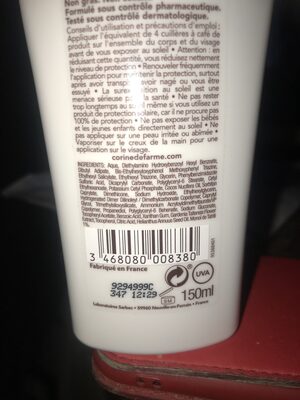 Spray protecteur visage et corps