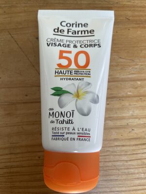 Crème protectrice visage