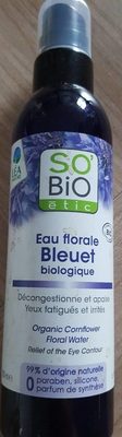 Eau Florale De Bleuet Bio Décongestionnante 200ML SO'BiO étic