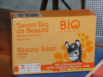 Savon Bio de beauté Agrumes Lait d'anesse Bio