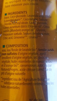 Bain Et Douche Mandarine Orange Bio - 1 L - Cosmo Naturel