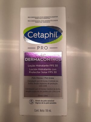 LOçãO HIDRATANTE FACIAL CETAPHIL PRO AC CONTROL PELE OLEOSA A ACNEICA 118ML