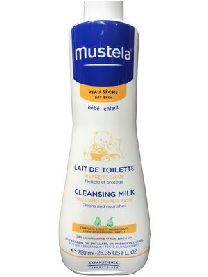 Lait de toilette peau sèche