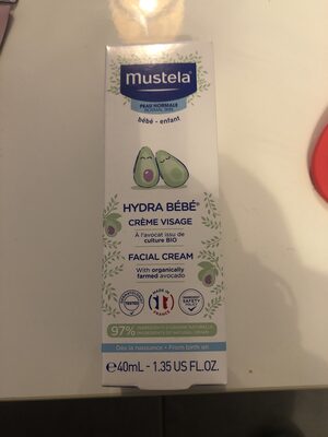 Crème visage bébé Mustela
