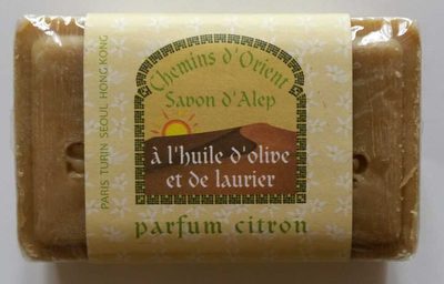 Savon d'Alep à l'huile d'olive et de laurier parfum citron