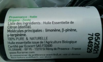 Huile Essentielle - Menthe Poivrée Bio - 10ML - Florame