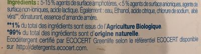 Concentré Vaisselle Mains Sensibles à L'aloe Vera