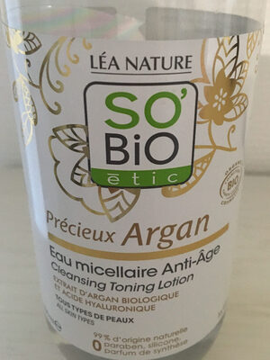 Précieux Argan Eau micellaire anti-âge
