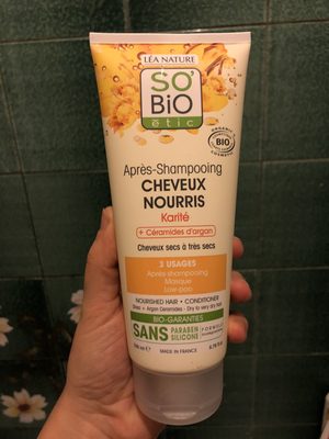 Après-shampoing cheveux nourris karité
