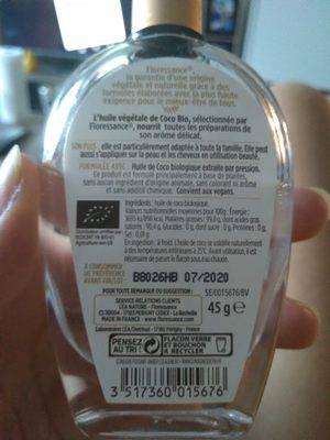 Huile de coco