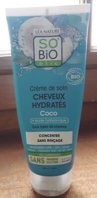 crème de soin cheveux hydratés