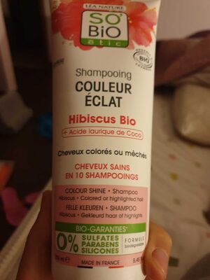 Shampoing couleur éclat Hibiscus Bii
