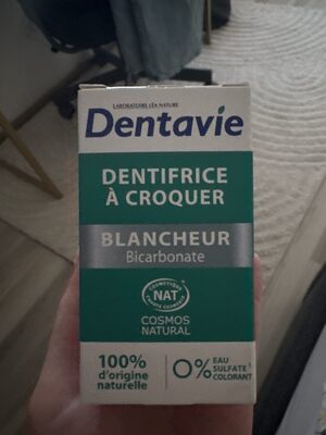 Dentifrice à croquer blancheur bicarbonate