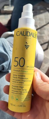 spray invisible haute protection vinosun pritect indice 50