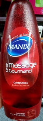 Gel de Massage Gourmand Comestible Fraise Onctueuse