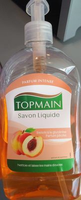 Savon liquide parfum pêche