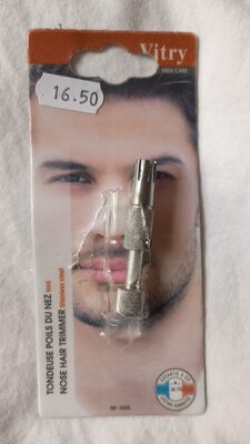 Tondeuse poils du nez inox