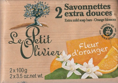 Savonnettes extra douces Fleur d'oranger