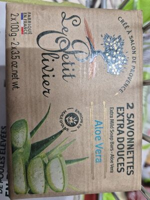 2 savonnettes extra douces