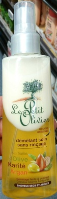 Démêlant soin sans rinçage aux huiles d'olive, karité, argan