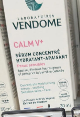 Calm V+ Sérum concentré hydratant-apaisant Peaux sensibiles