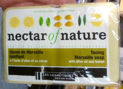 Savon de Marseille tonifiant, à l'huile d'olive et au citron