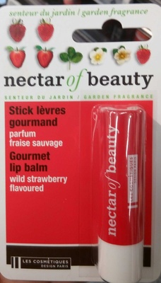Stick lèvres gourmand parfum fraise sauvage