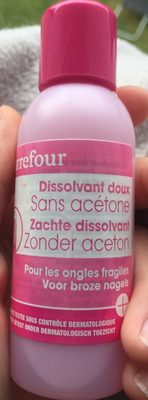 Dissolvant doux