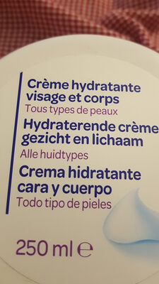 Crème hydradante visage et corps