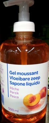 Gel moussant Pêche