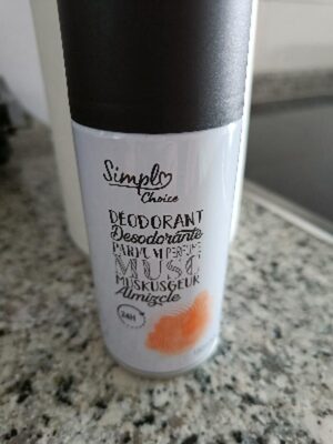 déodorant parfum musk 24h simply choice