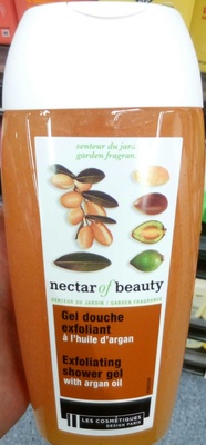 Gel douche exfoliant à l'huile d'argan