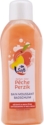 Bain moussant pêche