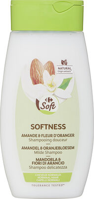 Shampooing douceur et brillance au lait d'amande douce et à la fleur d'oranger