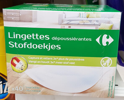 Lingettes depoussierante X40 carrefour