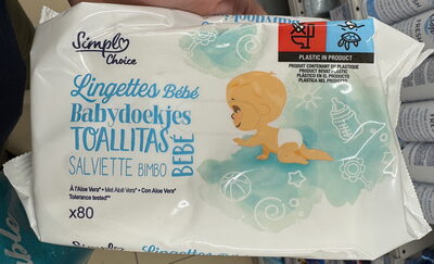 Lingettes Bébé à l'Aloe Vera