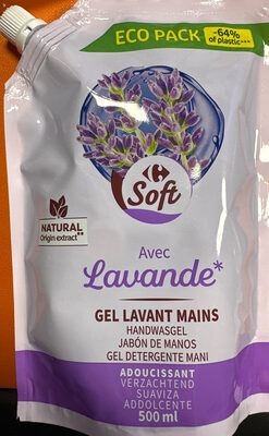 Gel lavant mains avec Lavande