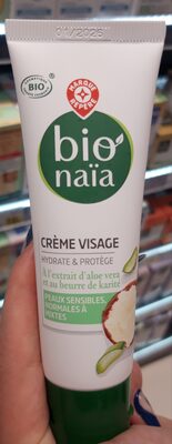 Crème visage à l’aloe vera et au beurre de karite