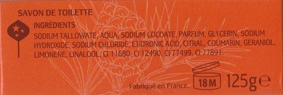 Cologne Ambrée Savon aux essences naturelles de bois de cèdre