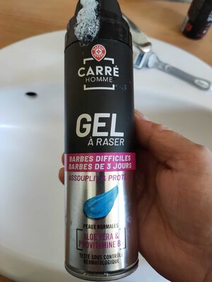 Gel à raser Barbes difficiles