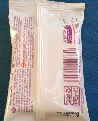 lingettes  désinfectantes