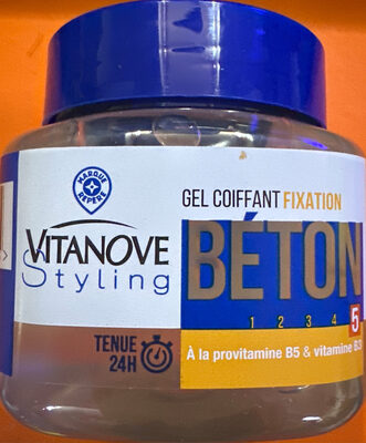 Gel coiffant fixation béton