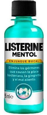 Mentol, enjuague bucal