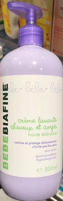Crème lavante cheveux et corps