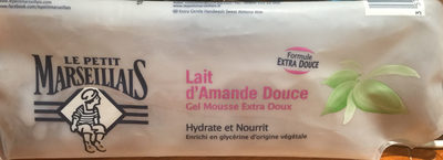 Lait d'amande douce hydrate et nourrit Gel mousse extra doux