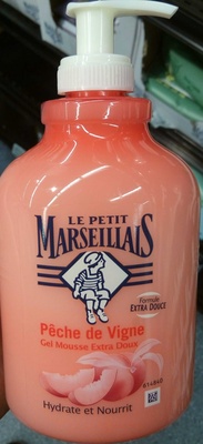 Pêche de vigne Gel mousse extra doux