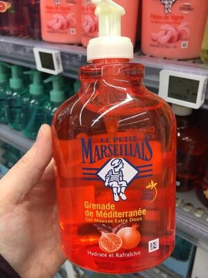 Gel mousse Extra Doux grenade de Méditerranée