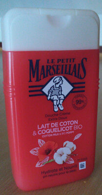 Douche Crème Lait de Coton & Coquelicot Bio